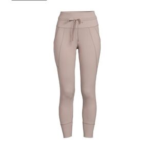 Avia NWT High Waist Spandex Yoga Legging with Side Pockets Grey Mauve 1009